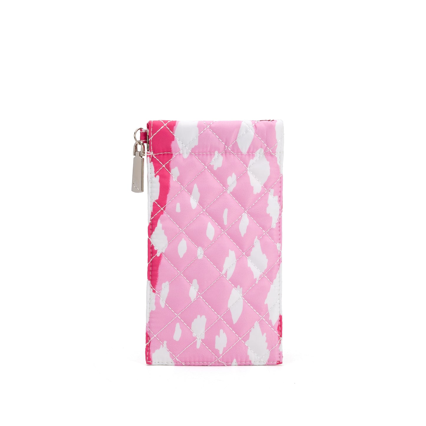 Piccadilly quilted sunglass case with colorful French ticking lining, designed for stylish and durable eyewear protection.