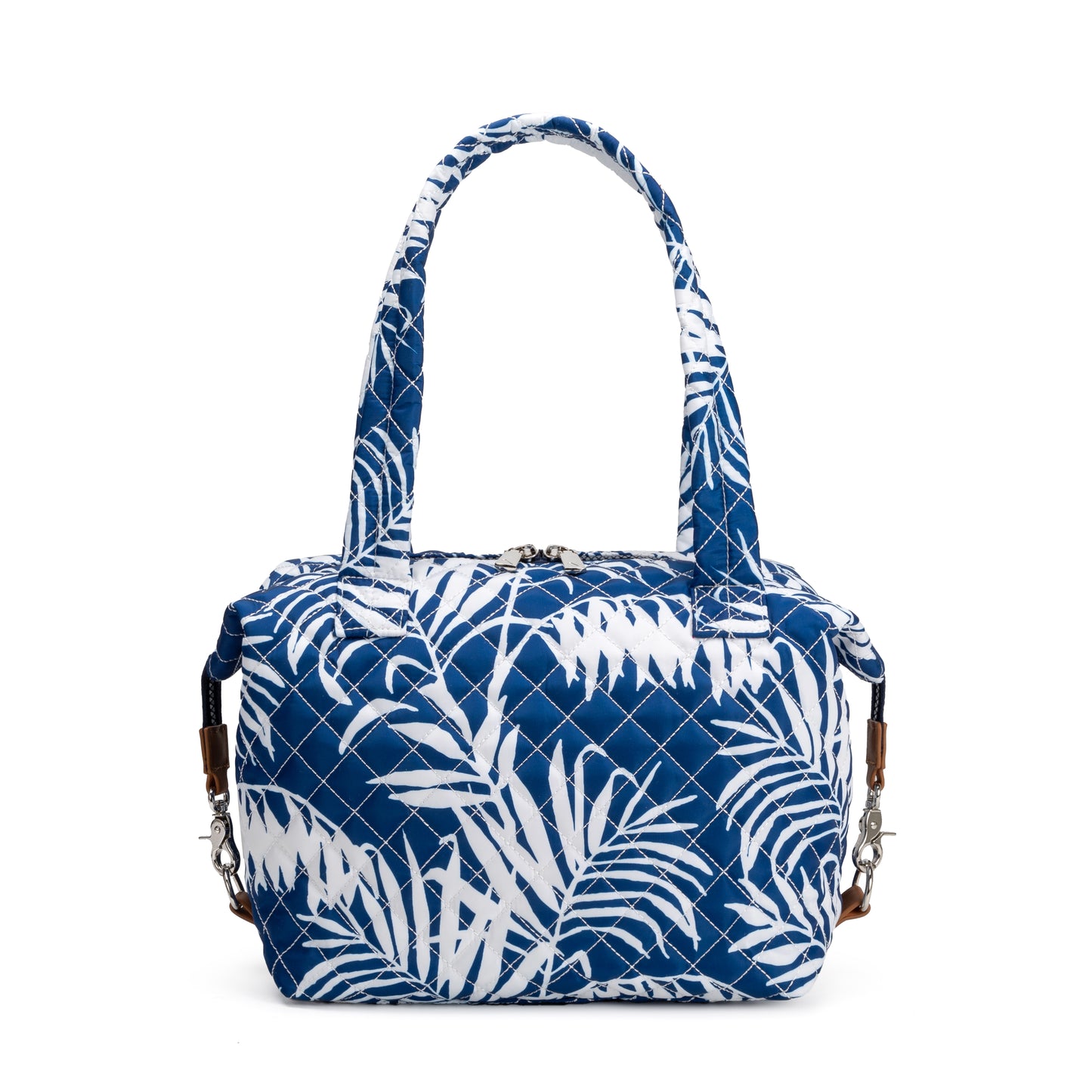 Queen Street Quilted Satchel for women with elegant structured design, French ticking lining, and included Bond Bag – ideal for day or evening outfits.